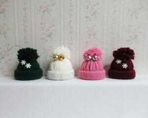 Christmas Stocking Hat Ornaments, Country Colors