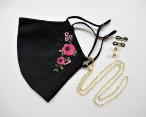 Mask Chain, Dainty, 18K Gold Plated