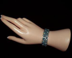 Chainmaille Bracelet, Japanese Lace, Reversible