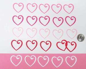 Die Cut Valentine Open Hearts