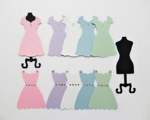 Die Cut Dresses, Textured Pastels, Embellished