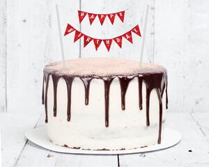 Printable Red Pennant Banner