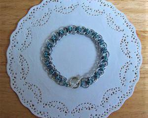 Chainmaille Helm Weave Bracelet