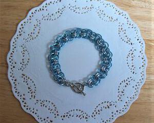 Chainmaille Helm Weave Bracelet
