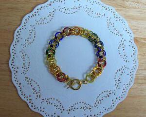 Chainmaille Helm Weave Bracelet