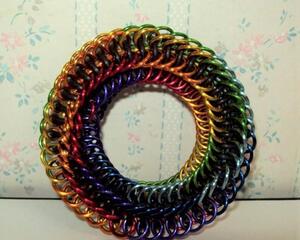 Infinity Rose Fidget Toy, Chainmaille Rings