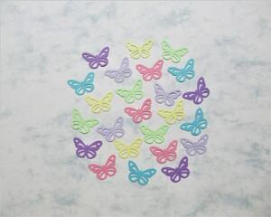 Scrapbook Die Cut Butterflies, Pastel Colors