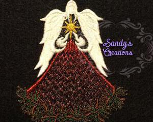 Angel of Pines Christmas Ornament