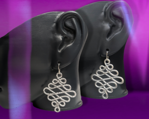 Large Celtic earrings by Bendi's
