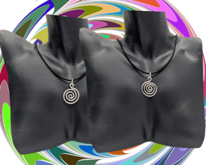 Small spiral Necklace pendant by Bendi's