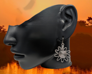 Sun Earrings by Bendi's