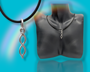 Infinity necklace pendant by Bendi's
