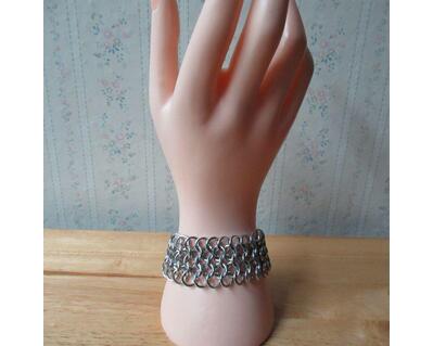 Chainmaille European 4 in 1 Cuff Bracelet - Small