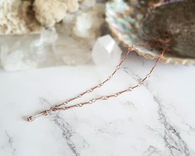 Aquamarine and Copper Necklace