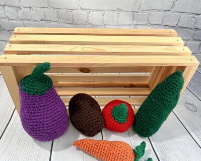 Crochet Veggie Set