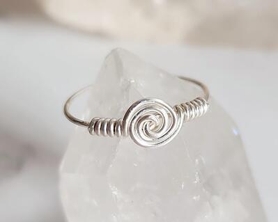 Sterling Silver Spiral Ring