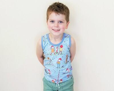 Organic "Save the bees" children's tank top