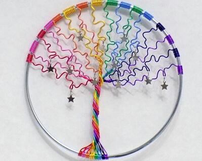 rainbow pride art sculpture by RainbowMaille