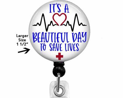 Nurse  badge reel - badgereelboutique.com