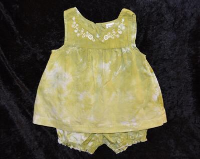 24 mo. Tank Dress & Bloomers set - Light Green