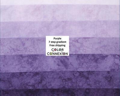 Hand Dyed Gradation Fabric Bundles - PRO Chemical & Dye