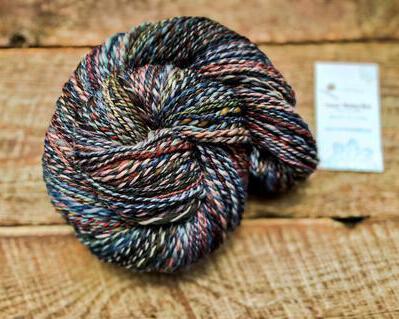 Handspun yarn hand dyed merino wool, Luxurious Hand Dyed Merino