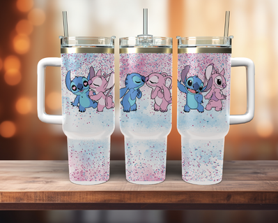 Stitch and Angel Tumbler 40oz