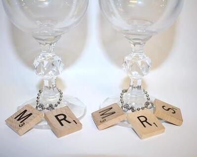 custom wine charms