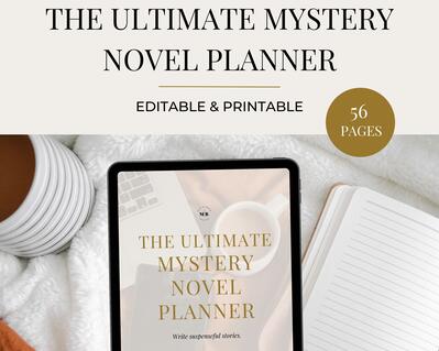 Printable Novel Planning Workbook - Coloring Book Edition