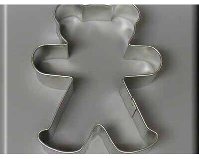 3 Teddy Bear Metal Cookie Cutter