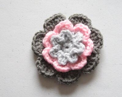 pink and gray clip