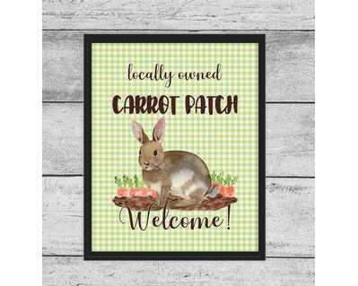 bunny rabbit carrot patch png jpg digital design