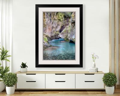 Tranquil Stream Canyon Landscape