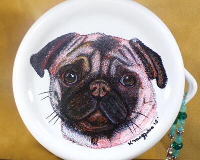 Pug Pet Treat Jar