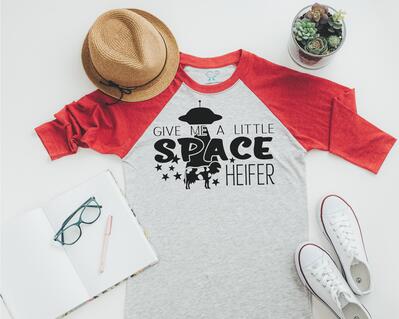 Give Me A Little Space Heifer UFO Shirts