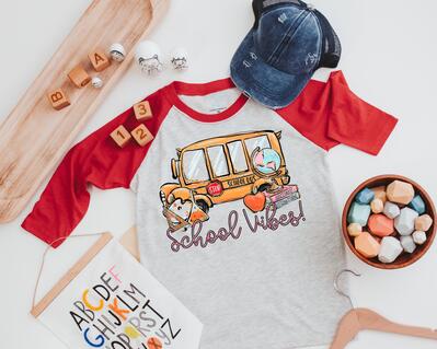 School Vibes Kids Shirt