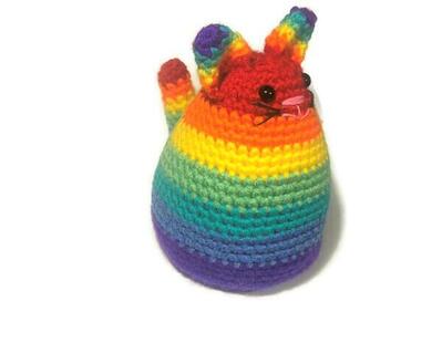 Gay Pride Flag Amigurumi