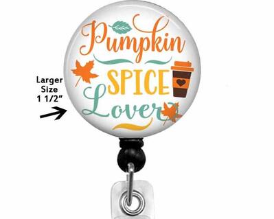 Pumpkin Spice Badge Reel