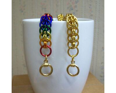 Chainmaille Persian Style Bracelet, Assorted Color Choices
