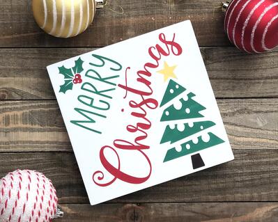Merry Christmas Holiday Sign