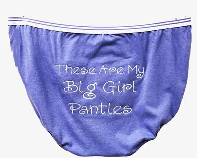 Granny Panties, Won't Do That Panties, Funny Custom, Big Extra