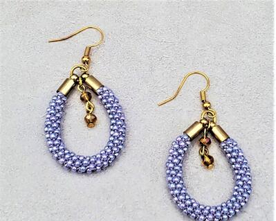 Kumihimo earrings on sale