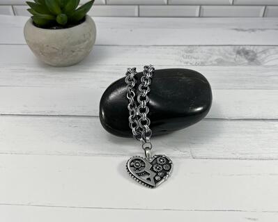 Steampunk Heart Necklace