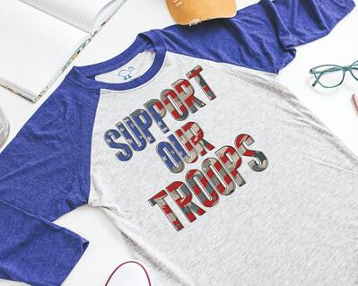 Support our troops shirt