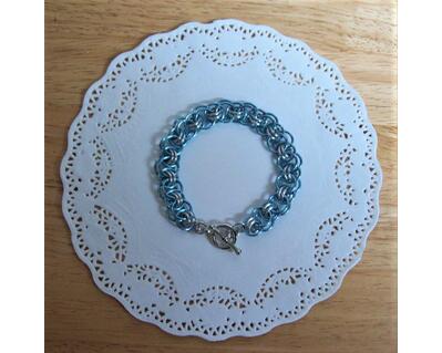 Chainmaille Helm Weave Bracelet