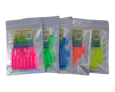 neon 3 inch tube bait packs