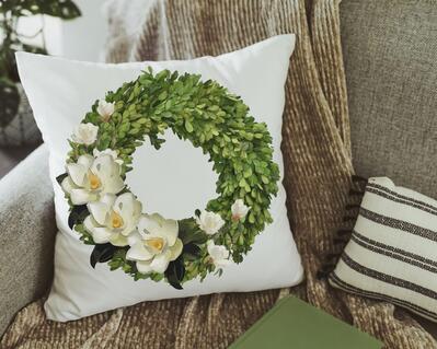 Magnolia Throw Pillow