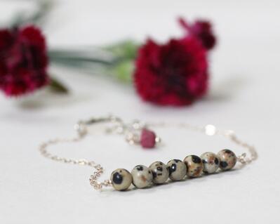 Dalmatian Jasper Bracelet