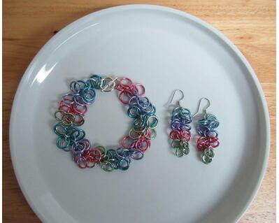 Shaggy Loops Bracelet and Earrings