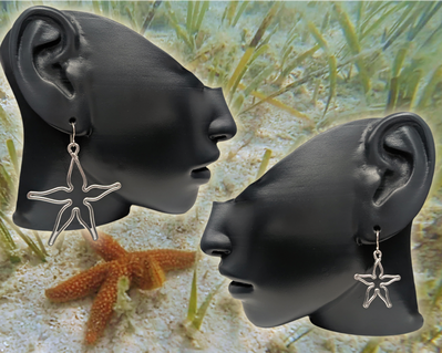 Starfish earrings by Bendi's